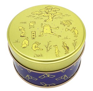 【国産原料】絢爛茶缶　金カエル　ブレンド茶　蛙、ギフト、おしゃれ缶
