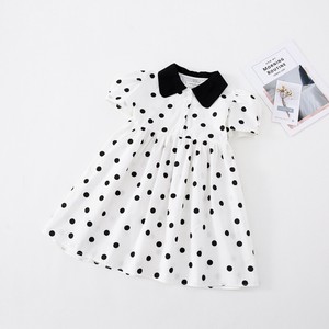 Kids' Casual Dress One-piece Dress Polka Dot