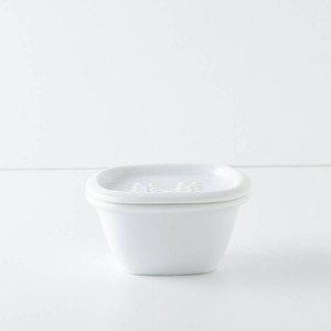 深山(miyama.) crust-クラスト- スクエアカップセット 白磁[日本製/美濃焼/洋食器]