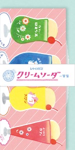 Furukawa Shiko Letter set Retro Diary Colorful Cream Soda Ippitsusen Letterpad
