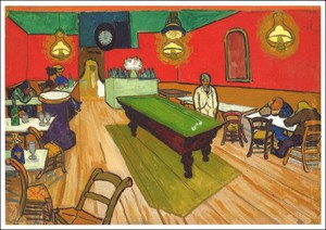 ポストカード アート ゴッホ「アルルの夜のカフェ」