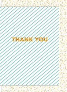 Greeting Card Mint Thank You