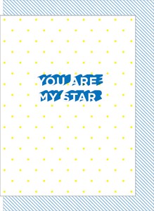 SUNDAE RISOGRAPH ｸﾞﾘｰﾃｨﾝｸﾞｶｰﾄﾞ You Are My Star