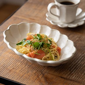 Mino ware Rinka Kohyo Donburi Bowl M Western Tableware White Wedge Made in Japan
