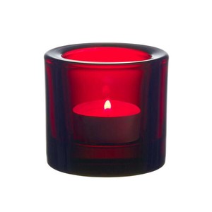 Candle Stand Cranberry 60mm