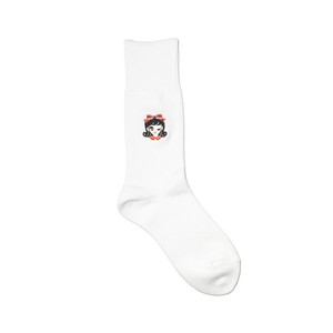 materi* socks（おまけ星）リボンガール　 日本製