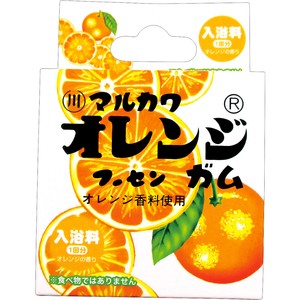 お菓子シリーズ　バスボール（入浴料）　フーセンガム／オレンジ