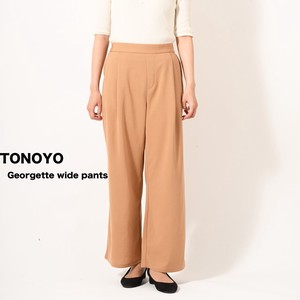 Full-Length Pant Stretch Wide Pants Cut-and-sew