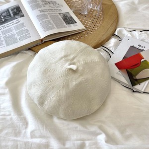 薄片通気性ニット 八角形 ベレー帽 ペインターハット UV対策 紫外線対策