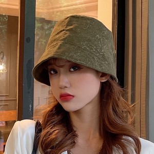 韓国風 帽子 アースカラー バケットハット キャップ 防寒 UV対策 紫外線対策