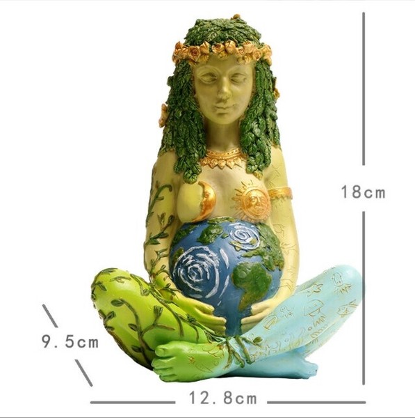 母なる地球 樹脂 工芸品 置物 BQ501