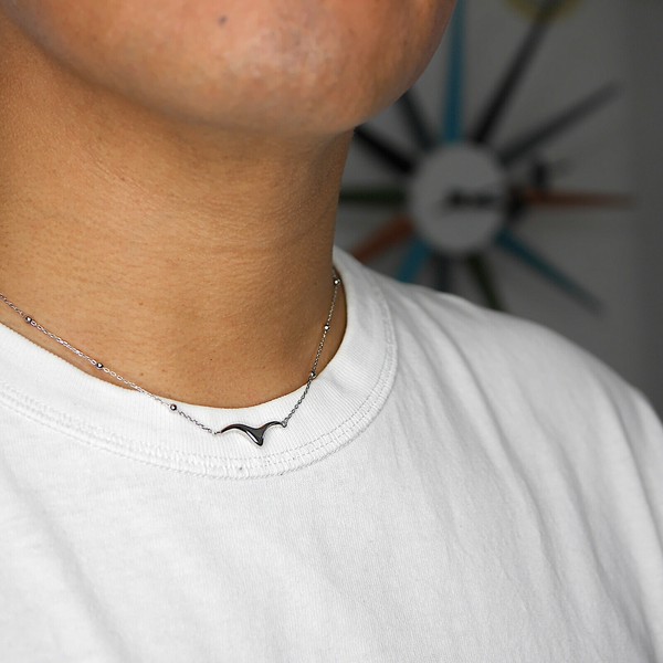 【DNK-35】 シルバー925 巾着付き シルバーアクセサリー ネックレス 925 フリーサイズ ユニセックス