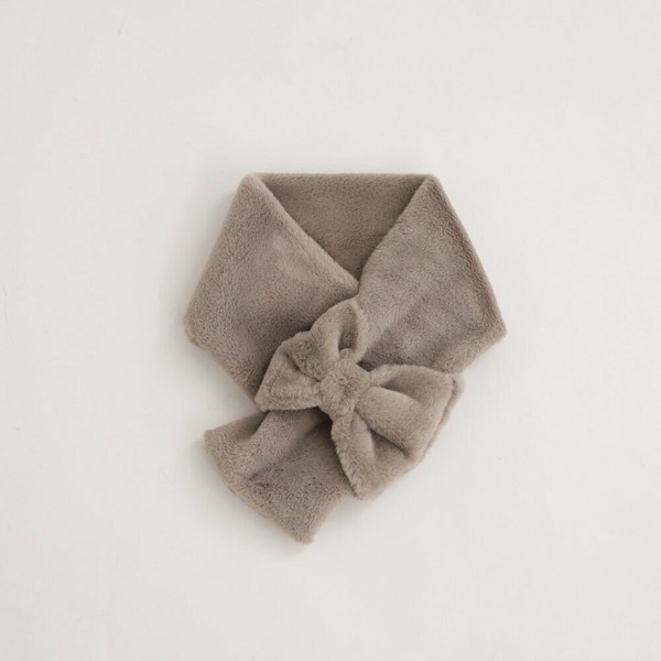 リボンファーマフラー  (#マフラー #ストール #防寒 #あったか #おしゃれ)