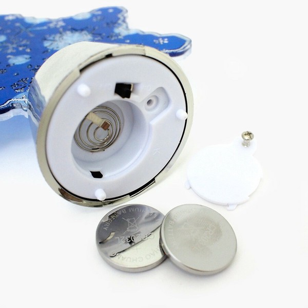 フラッシングライト スノーフレーク ブルー <クリスマス>