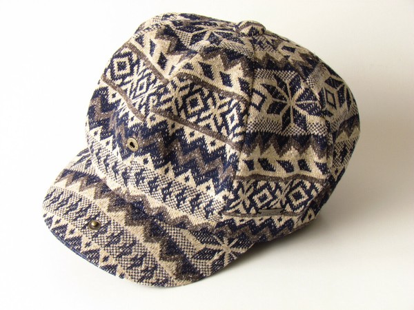 【帽子】【キャスケット】【レディース】【メンズ】【日本製】ネイティブ  秋冬AW