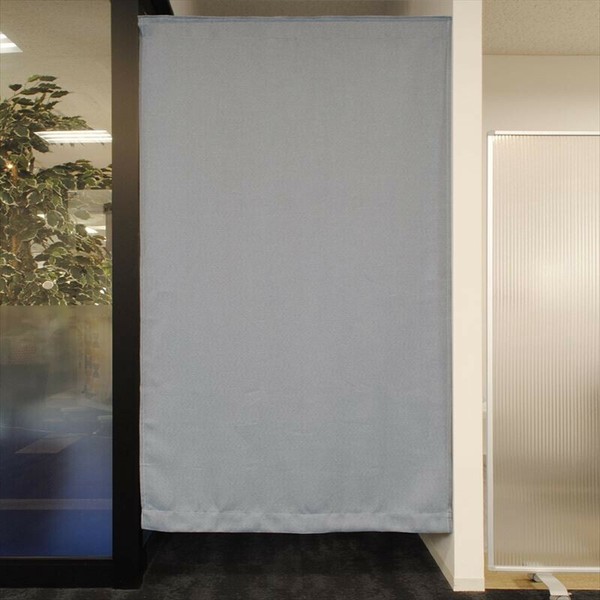 間仕切り 7色展開 カーテン 2way 目隠し 簡単取付け 間仕切りカーテン 【ツイルシャコウ】