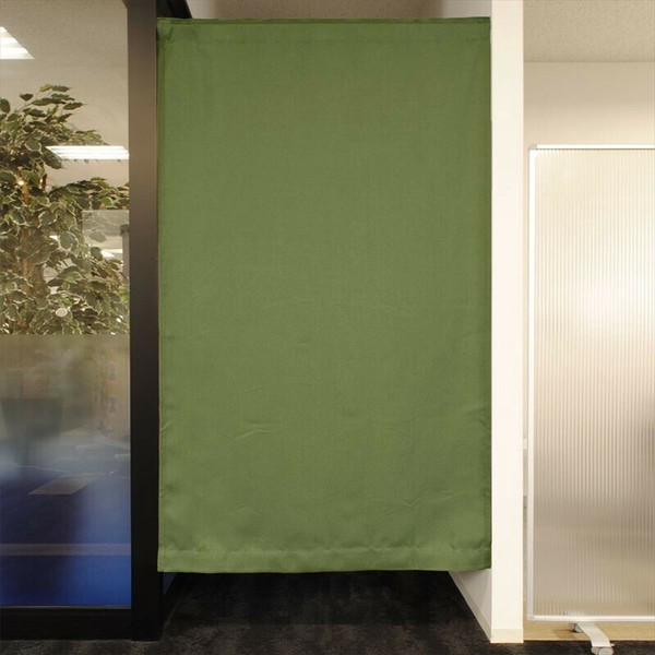 間仕切り 7色展開 カーテン 2way 目隠し 簡単取付け 間仕切りカーテン 【ツイルシャコウ】