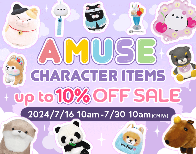 AMUSE Character Items 10%OFF SALE