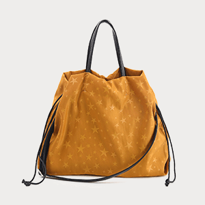 Star Pattern Nylon Tote Bag (A4 Size)