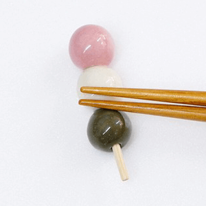 3Colors Skewered sweet dumplings-shaped Chopstick Rest