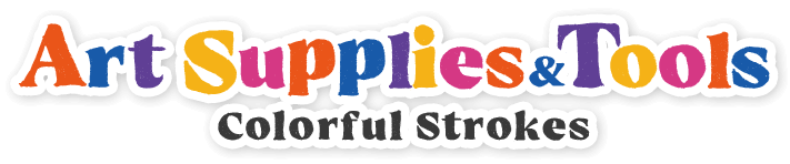  Art Supplies & Tools - Colorful Strokes