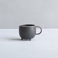 Rounded mug S Silica glaze Black 2022