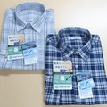 Health Long Sleeve Toyayanagi Grid Pattern Expansion Cuffs Shirt 2022