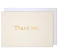 Thank you Card Velvet Material Thank Character Plain