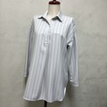 Made in Japan Polyester 100 Stripe Pullover Tunic