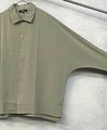 Button-Up Shirt Dolman Sleeve