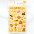 Planner Stickers Cafe Foil Stamping Sweets Made in Japan
