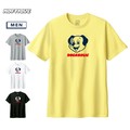 T-shirt Printed Short-Sleeved T-Shirt Unisex Dog Men's Cut-and-sew