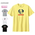 T-shirt Ladies fashion Printed Short-Sleeved T-Shirt Dog Cut-and-sew