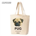 Tote Bag Pug Unisex Dog