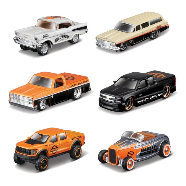 希少！6台セット！1/64 マイスト ハーレーダビットソン カスタム ミニカー 楽天市場】Maisto ミニカー 1/64 ハーレーダビッドソン カスタム