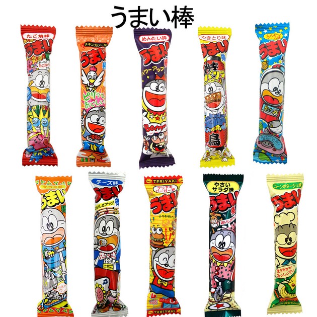 お菓子】『うまい棒 上代￥15×30本入』<14種> 〜袋入スナック