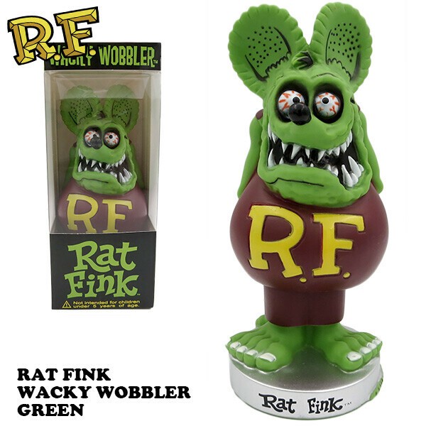 ラットフィンク ラットフィンク ボビングヘッド GREEN 【RAT FINK】【FUNKO】の