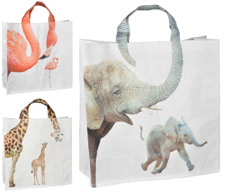 専用出品 2アソート ショッピングバッグ ZOO アソート【ユニーク/アソート/中国製