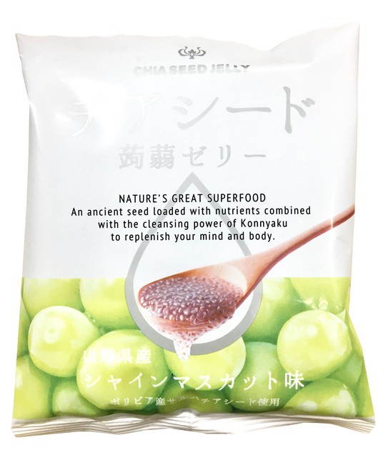 Chia Seed Konnyaku Jelly Shine Muscat | Import Japanese products at prices - SUPER DELIVERY
