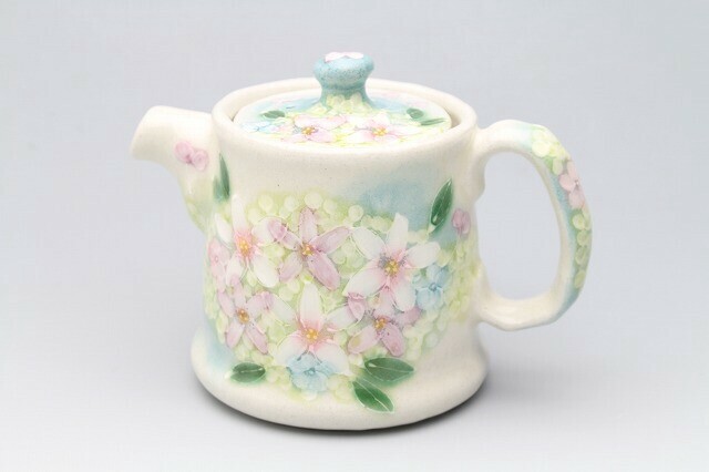 Safflower Scenery Pot Japanese Tea Pot Wire Mesh Tea Strainer Import Japanese Products At Wholesale Prices Super Delivery