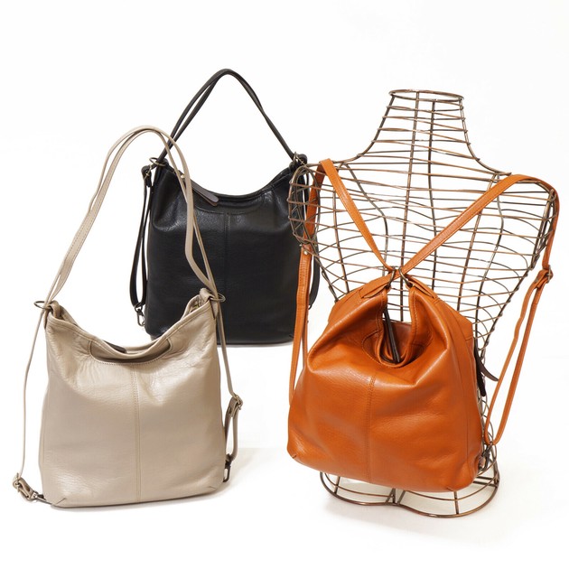 Backpack Cattle Leather 2Way 3 colors Made in Japan Import