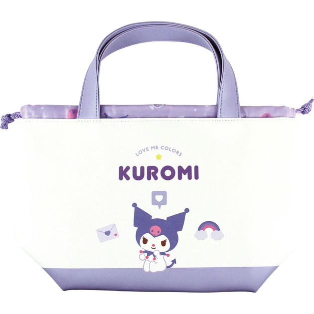 Sanrio Cold Insulation Pouch Attached Lunch Bag Color KUROMI | Import ...