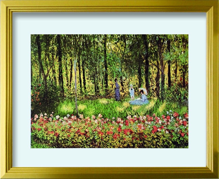 Claude Monet The family of the Artist in the Argenteuil