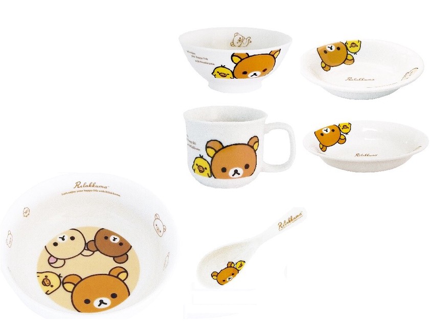 Rilakkuma Happy Life Children Plates | Import Japanese products at  wholesale prices - SUPER DELIVERY