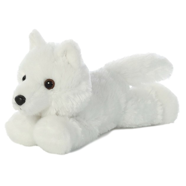 white wolf soft toy