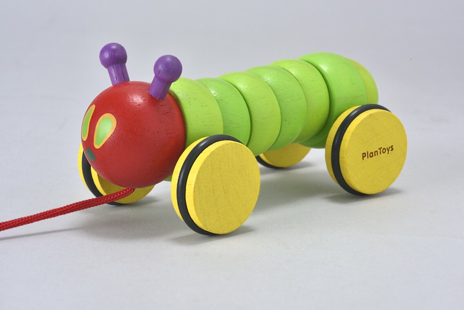 Soft outlet caterpillar toy