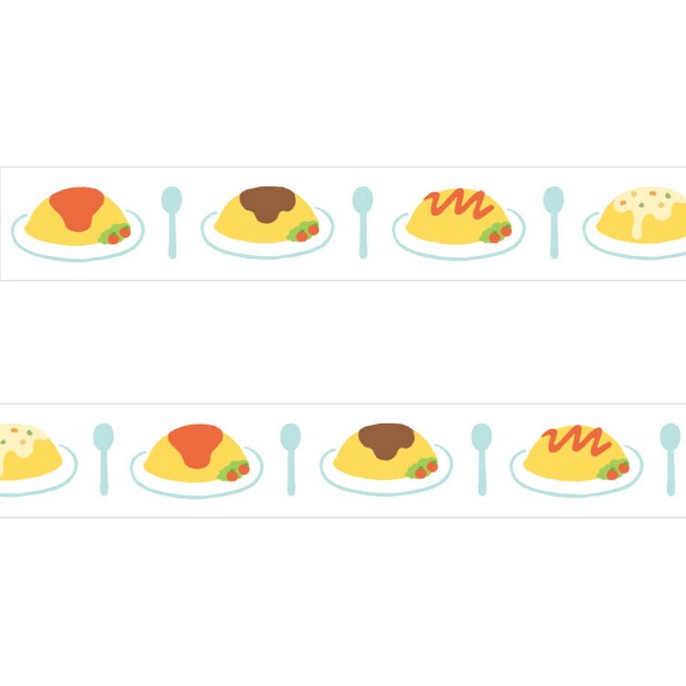 パピアプラッツ マスキングテープ おかわりますて らーめん
