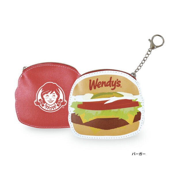 WENDY'S ファスナーポーチ バーガーデザインの商品ページ｜卸