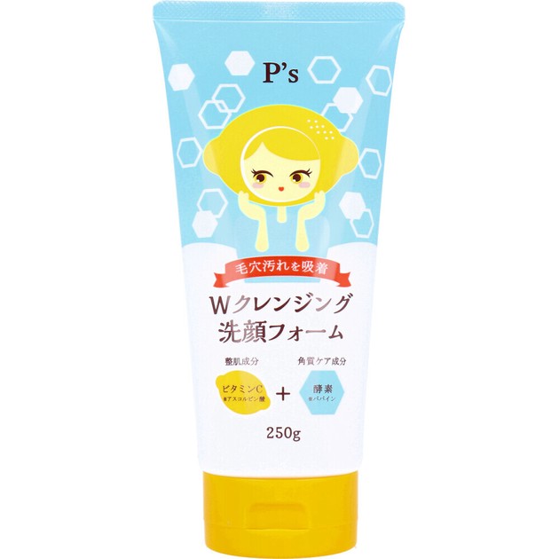 P's ビタミンC+Wクレンジング洗顔フォーム 250gの商品ページ｜卸
