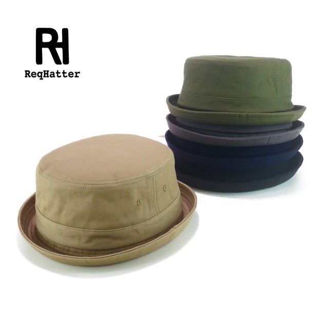 Canvas pork sale pie hat